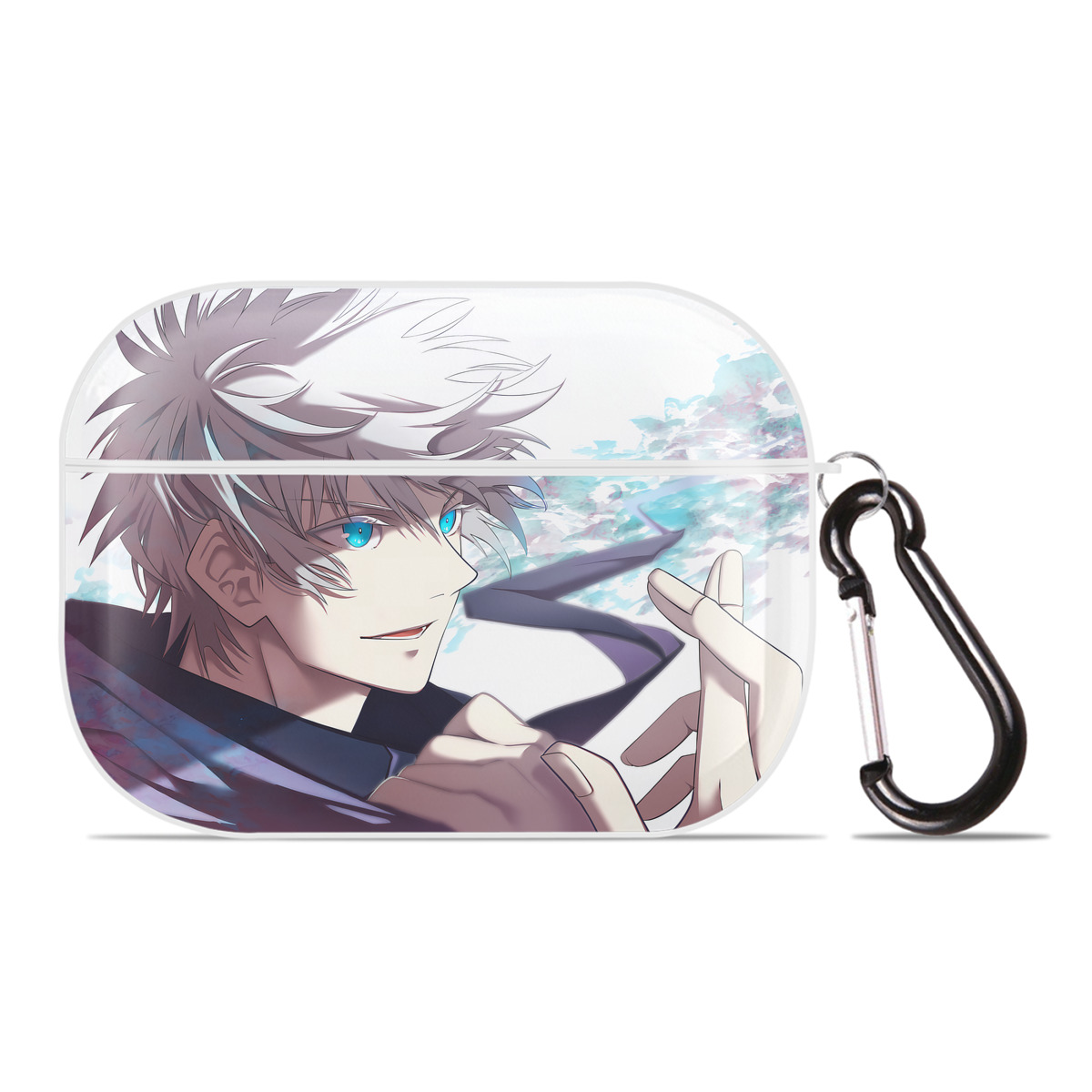 （画像用） 呪術廻戦 Jujutsu Kaisen 【AirPods Pro用】ハードシェル保護ケース 耐衝撃・防指紋・カラビナ付き商品仕様