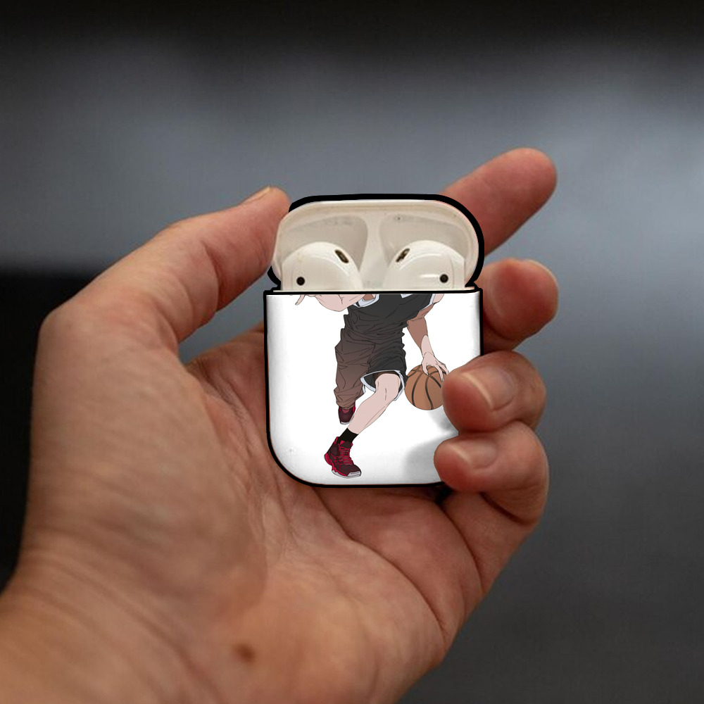 呪術廻戦 Jujutsu Kaisen AirPods 第2世代保護ケース ハードシェル ブラック 耐衝撃・防指紋・カラビナ付き