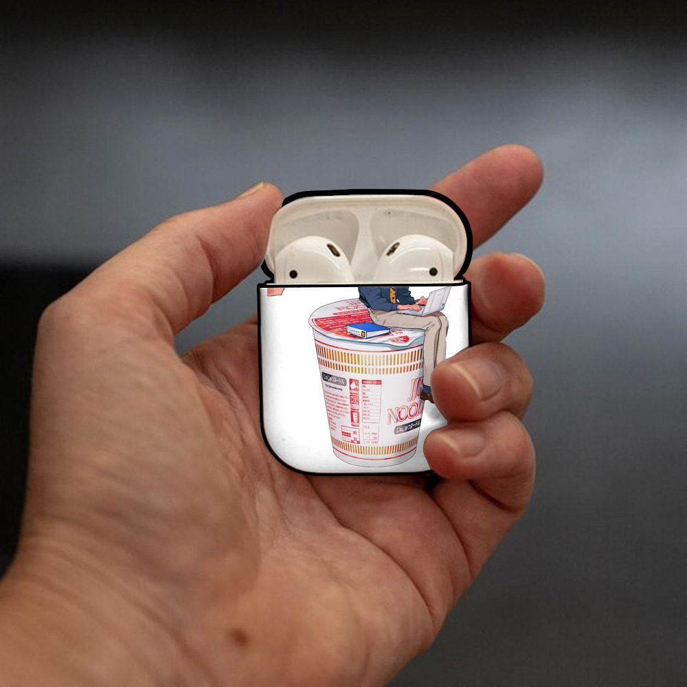 呪術廻戦 Jujutsu Kaisen AirPods 第2世代保護ケース ハードシェル ブラック 耐衝撃・防指紋・カラビナ付き