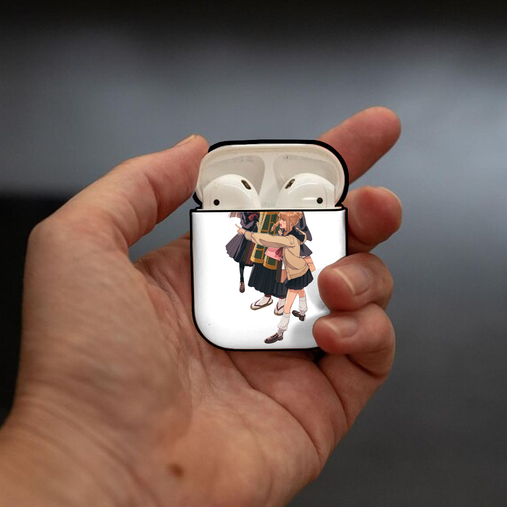 呪術廻戦 Jujutsu Kaisen AirPods 第2世代保護ケース ハードシェル ブラック 耐衝撃・防指紋・カラビナ付き