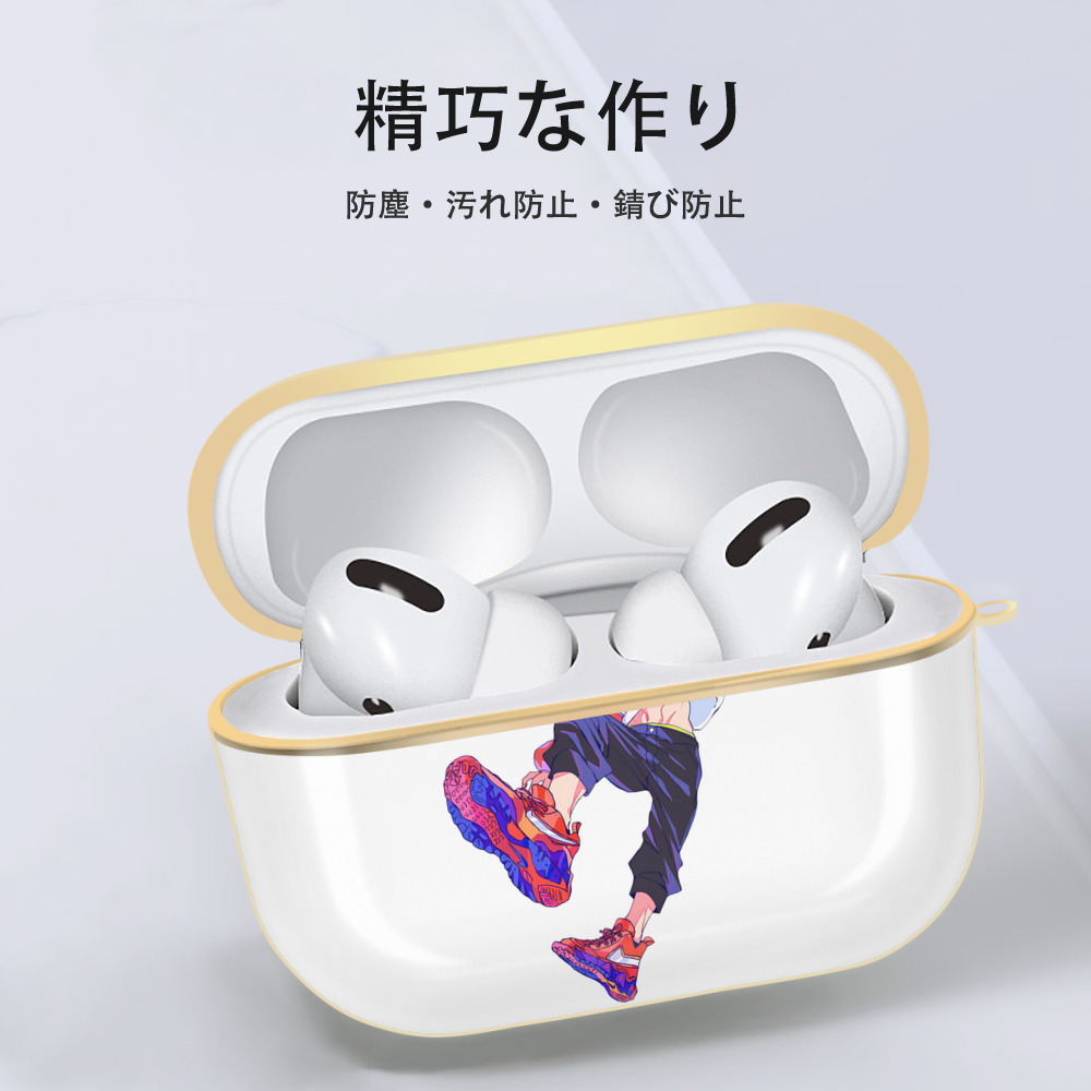 呪術廻戦 Jujutsu Kaisen 【AirPods Pro用】ハードシェル保護ケース｜耐衝撃・防指紋・カラビナ付き商品仕様