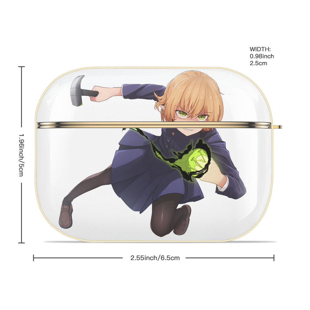 呪術廻戦 Jujutsu Kaisen 【AirPods Pro用】ハードシェル保護ケース｜耐衝撃・防指紋・カラビナ付き商品仕様