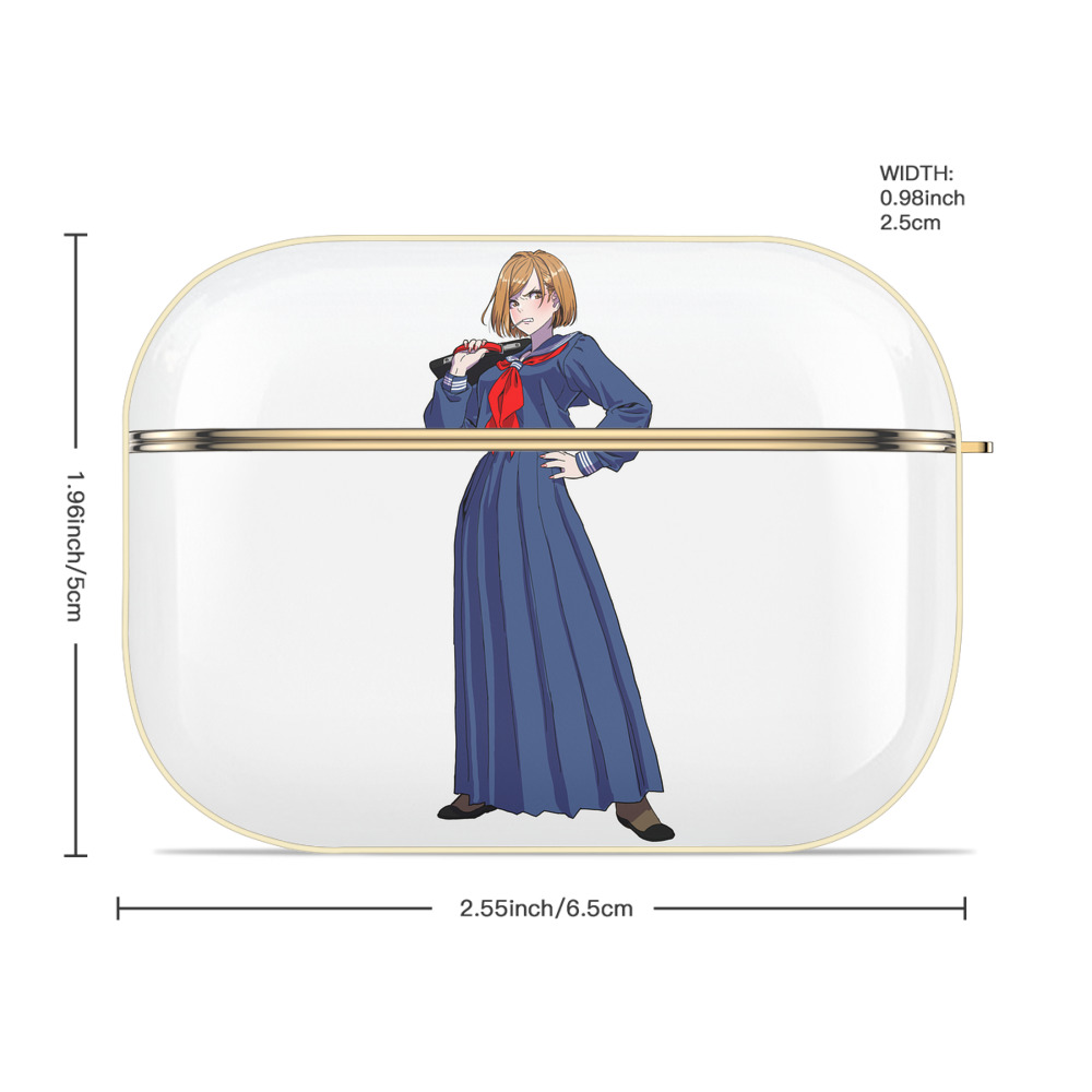 呪術廻戦 Jujutsu Kaisen 【AirPods Pro用】ハードシェル保護ケース｜耐衝撃・防指紋・カラビナ付き商品仕様
