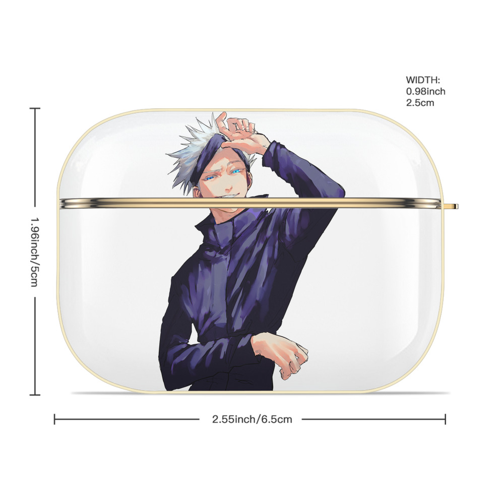 呪術廻戦 Jujutsu Kaisen 【AirPods Pro用】ハードシェル保護ケース｜耐衝撃・防指紋・カラビナ付き商品仕様