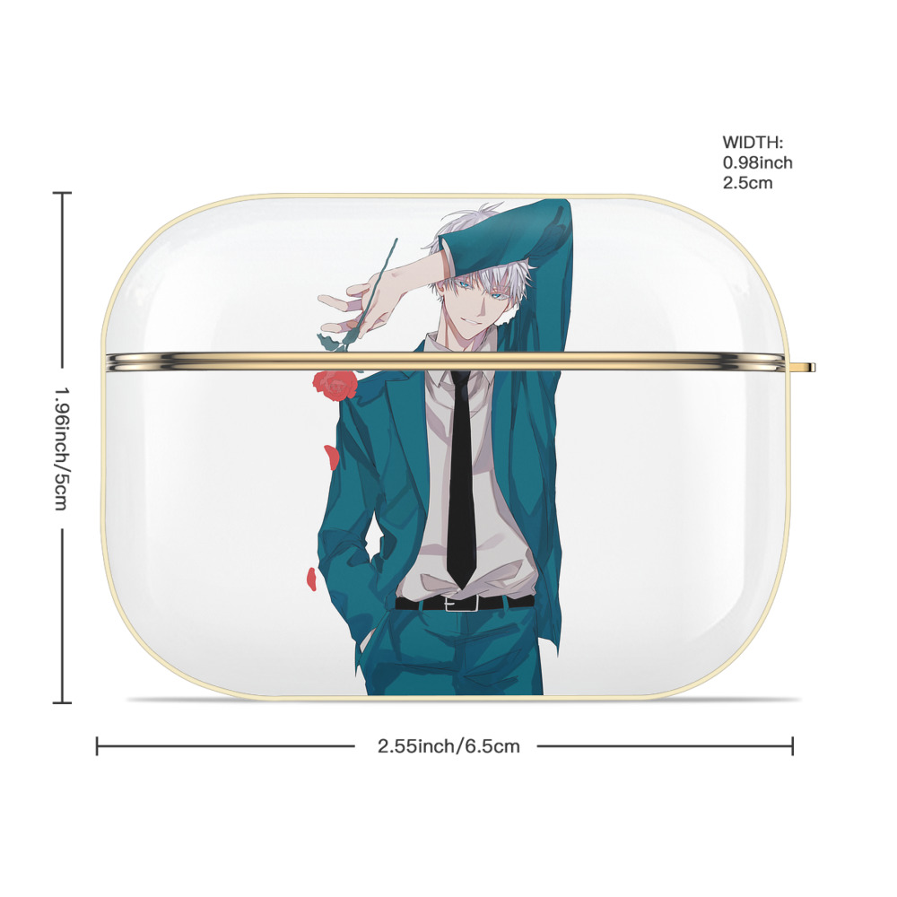 呪術廻戦 Jujutsu Kaisen 【AirPods Pro用】ハードシェル保護ケース｜耐衝撃・防指紋・カラビナ付き商品仕様