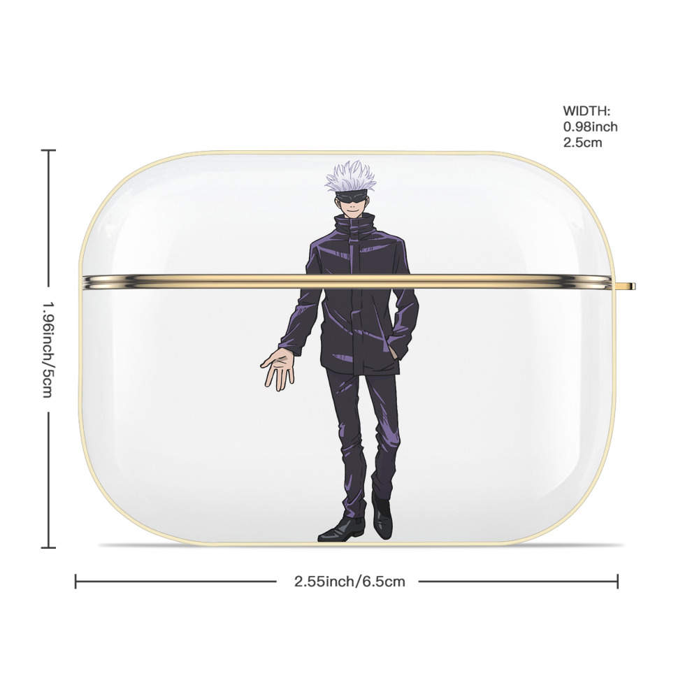 呪術廻戦 Jujutsu Kaisen 【AirPods Pro用】ハードシェル保護ケース｜耐衝撃・防指紋・カラビナ付き商品仕様