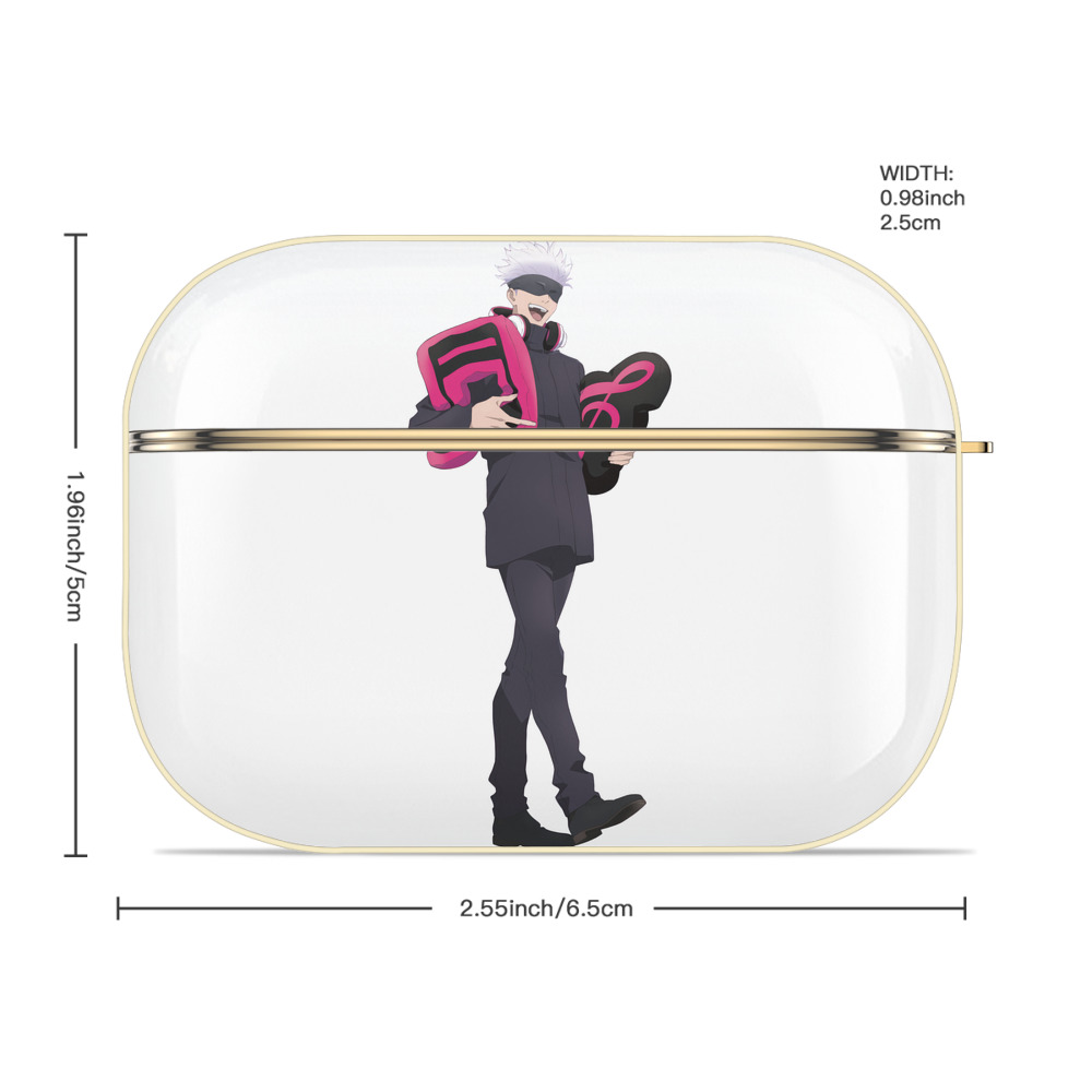 呪術廻戦 Jujutsu Kaisen 【AirPods Pro用】ハードシェル保護ケース｜耐衝撃・防指紋・カラビナ付き商品仕様