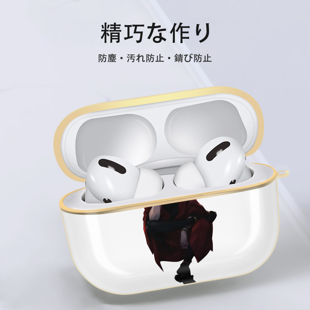 呪術廻戦 Jujutsu Kaisen 【AirPods Pro用】ハードシェル保護ケース｜耐衝撃・防指紋・カラビナ付き商品仕様
