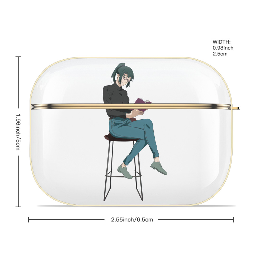 呪術廻戦 Jujutsu Kaisen 【AirPods Pro用】ハードシェル保護ケース｜耐衝撃・防指紋・カラビナ付き商品仕様