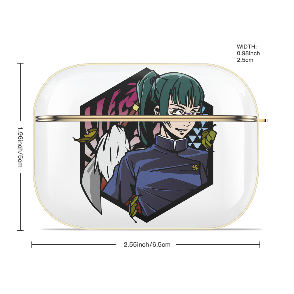 呪術廻戦 Jujutsu Kaisen 【AirPods Pro用】ハードシェル保護ケース｜耐衝撃・防指紋・カラビナ付き商品仕様