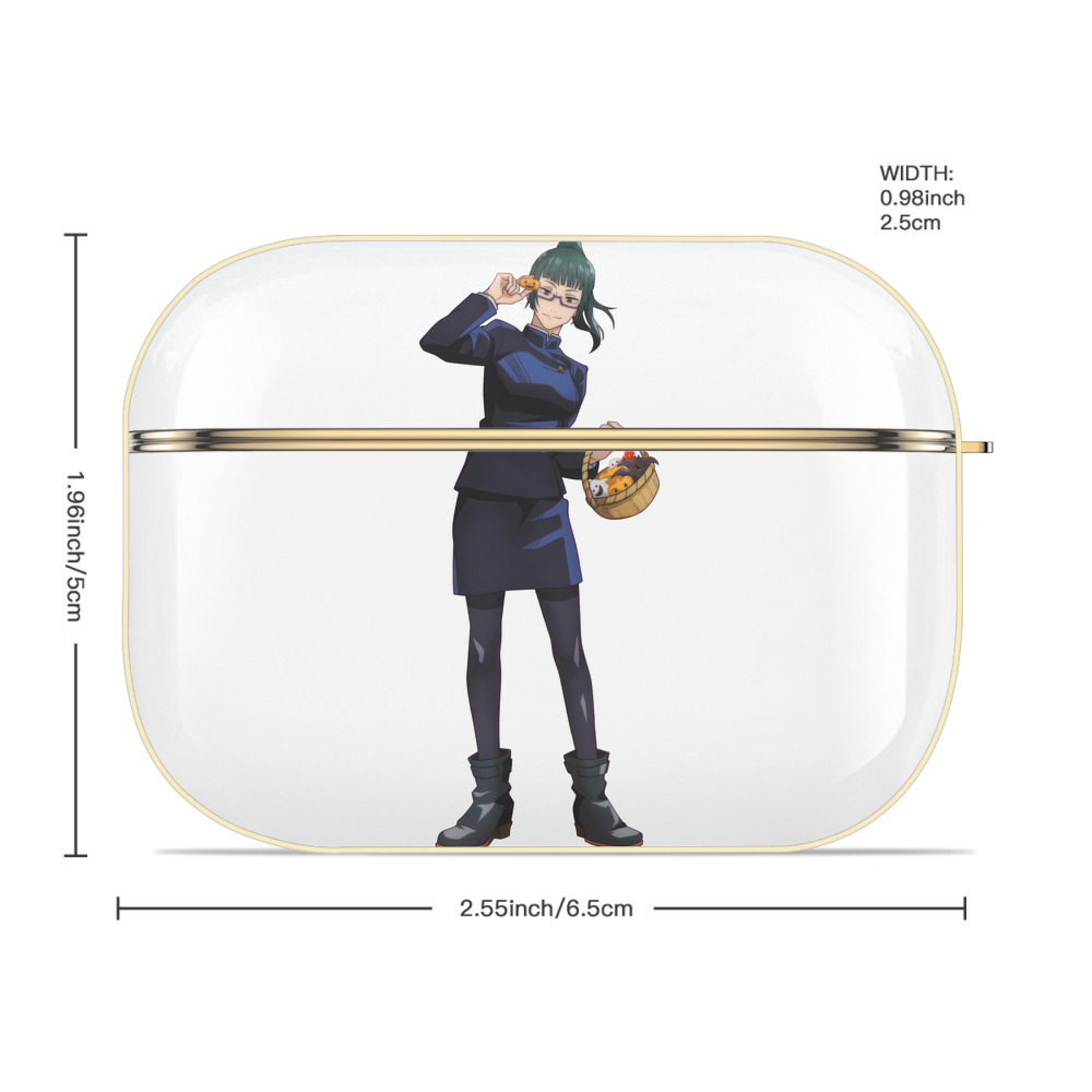 呪術廻戦 Jujutsu Kaisen 【AirPods Pro用】ハードシェル保護ケース｜耐衝撃・防指紋・カラビナ付き商品仕様