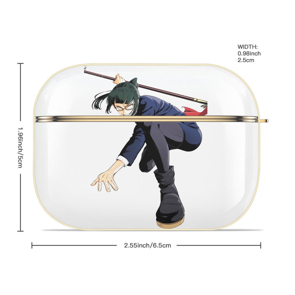 呪術廻戦 Jujutsu Kaisen 【AirPods Pro用】ハードシェル保護ケース｜耐衝撃・防指紋・カラビナ付き商品仕様