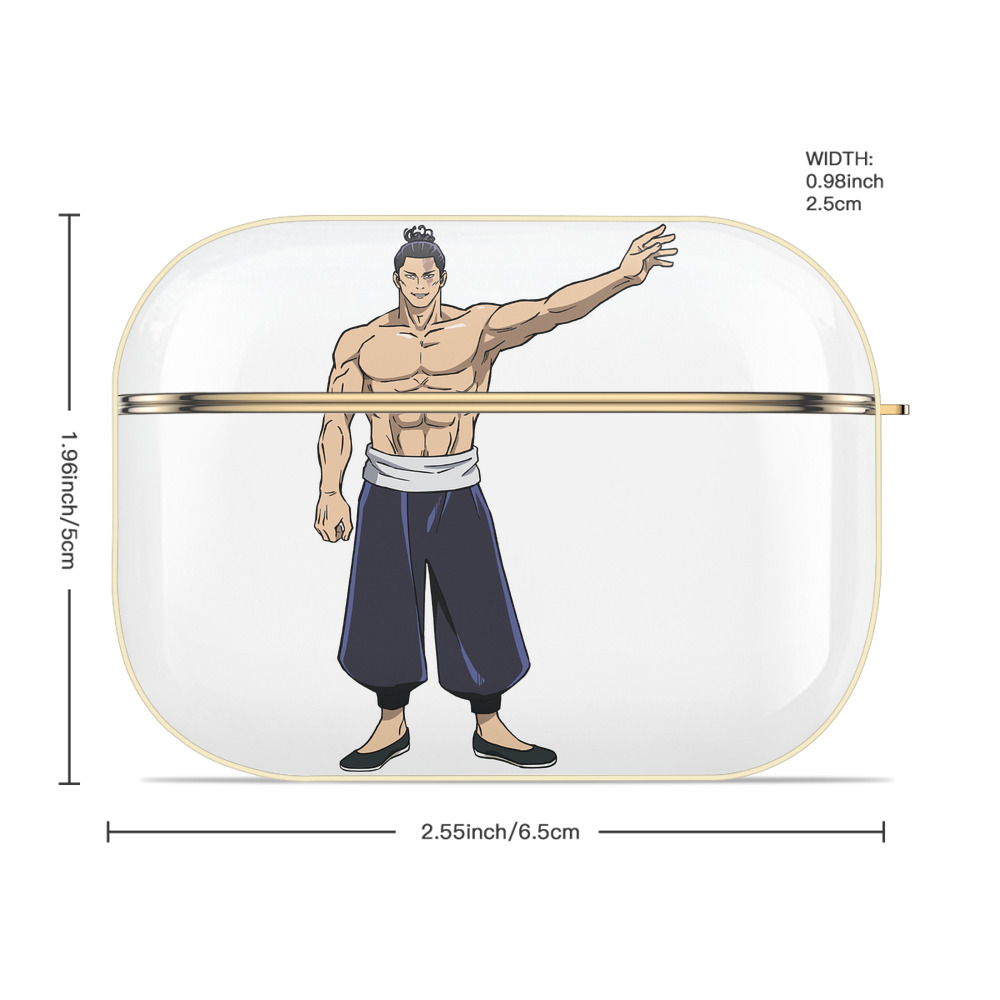 呪術廻戦 Jujutsu Kaisen 【AirPods Pro用】ハードシェル保護ケース｜耐衝撃・防指紋・カラビナ付き商品仕様