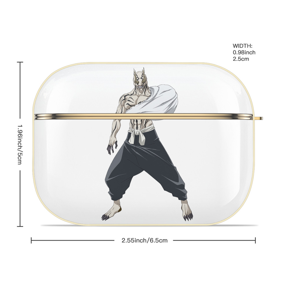 呪術廻戦 Jujutsu Kaisen 【AirPods Pro用】ハードシェル保護ケース｜耐衝撃・防指紋・カラビナ付き商品仕様