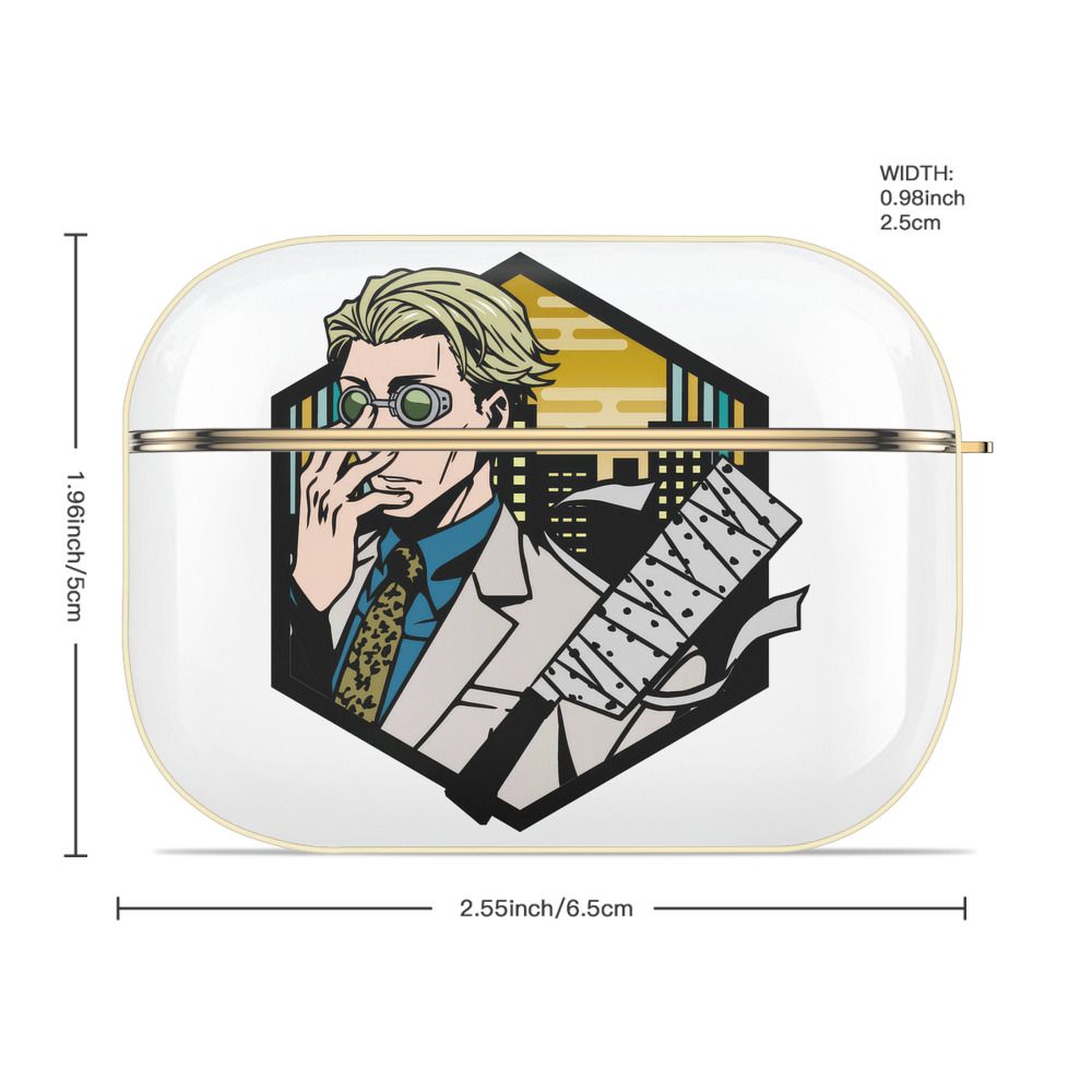 呪術廻戦 Jujutsu Kaisen 【AirPods Pro用】ハードシェル保護ケース｜耐衝撃・防指紋・カラビナ付き商品仕様