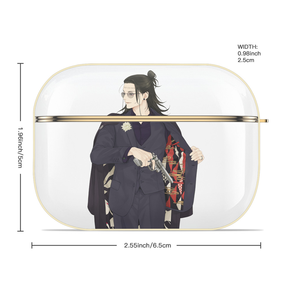 呪術廻戦 Jujutsu Kaisen 【AirPods Pro用】ハードシェル保護ケース｜耐衝撃・防指紋・カラビナ付き商品仕様