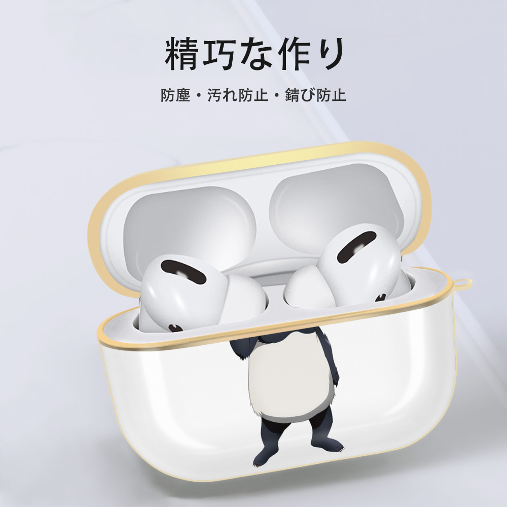 呪術廻戦 Jujutsu Kaisen 【AirPods Pro用】ハードシェル保護ケース｜耐衝撃・防指紋・カラビナ付き商品仕様