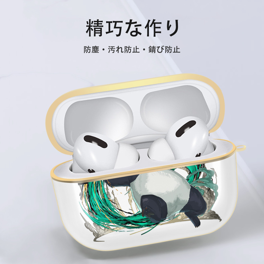 呪術廻戦 Jujutsu Kaisen 【AirPods Pro用】ハードシェル保護ケース｜耐衝撃・防指紋・カラビナ付き商品仕様