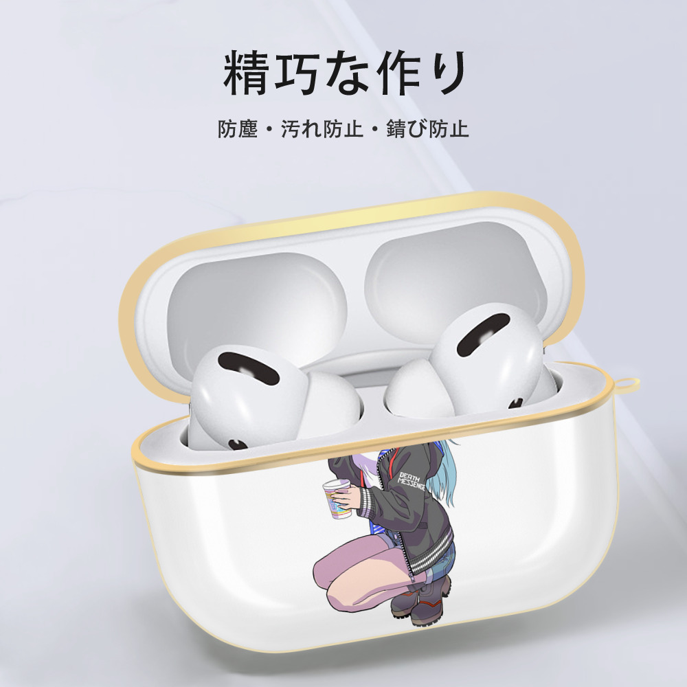 呪術廻戦 Jujutsu Kaisen 【AirPods Pro用】ハードシェル保護ケース｜耐衝撃・防指紋・カラビナ付き商品仕様