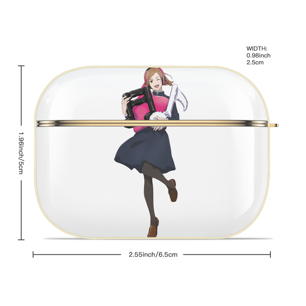 呪術廻戦 Jujutsu Kaisen 【AirPods Pro用】ハードシェル保護ケース｜耐衝撃・防指紋・カラビナ付き商品仕様