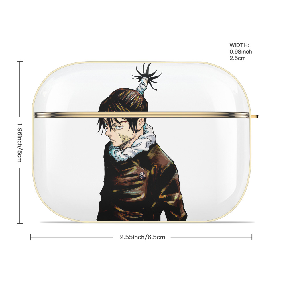呪術廻戦 Jujutsu Kaisen 【AirPods Pro用】ハードシェル保護ケース｜耐衝撃・防指紋・カラビナ付き商品仕様