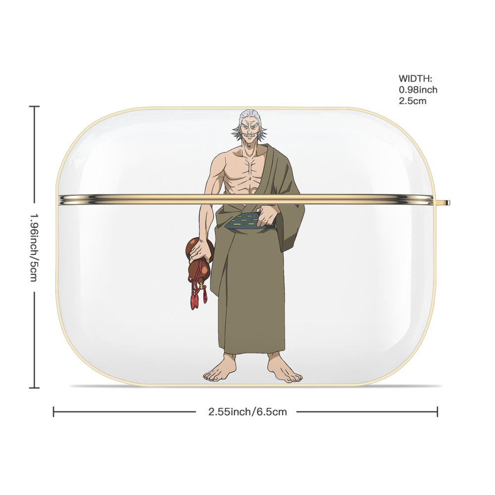 呪術廻戦 Jujutsu Kaisen 【AirPods Pro用】ハードシェル保護ケース｜耐衝撃・防指紋・カラビナ付き商品仕様