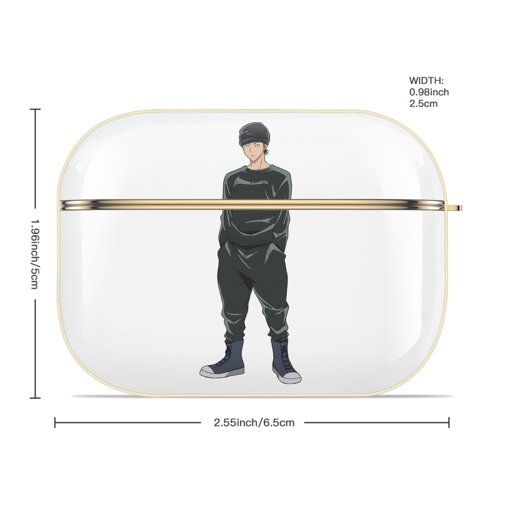 呪術廻戦 Jujutsu Kaisen 【AirPods Pro用】ハードシェル保護ケース｜耐衝撃・防指紋・カラビナ付き商品仕様