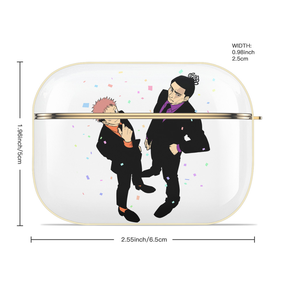 呪術廻戦 Jujutsu Kaisen 【AirPods Pro用】ハードシェル保護ケース｜耐衝撃・防指紋・カラビナ付き商品仕様