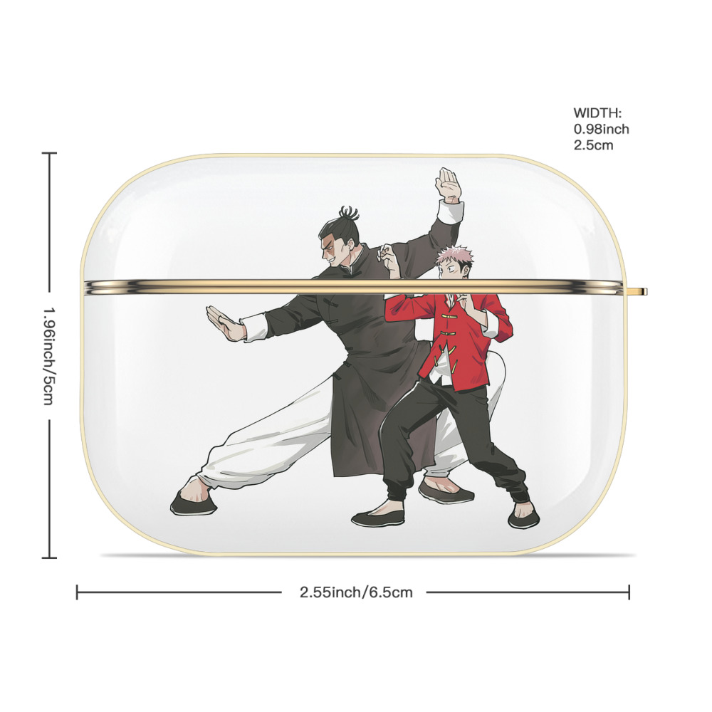 呪術廻戦 Jujutsu Kaisen 【AirPods Pro用】ハードシェル保護ケース｜耐衝撃・防指紋・カラビナ付き商品仕様