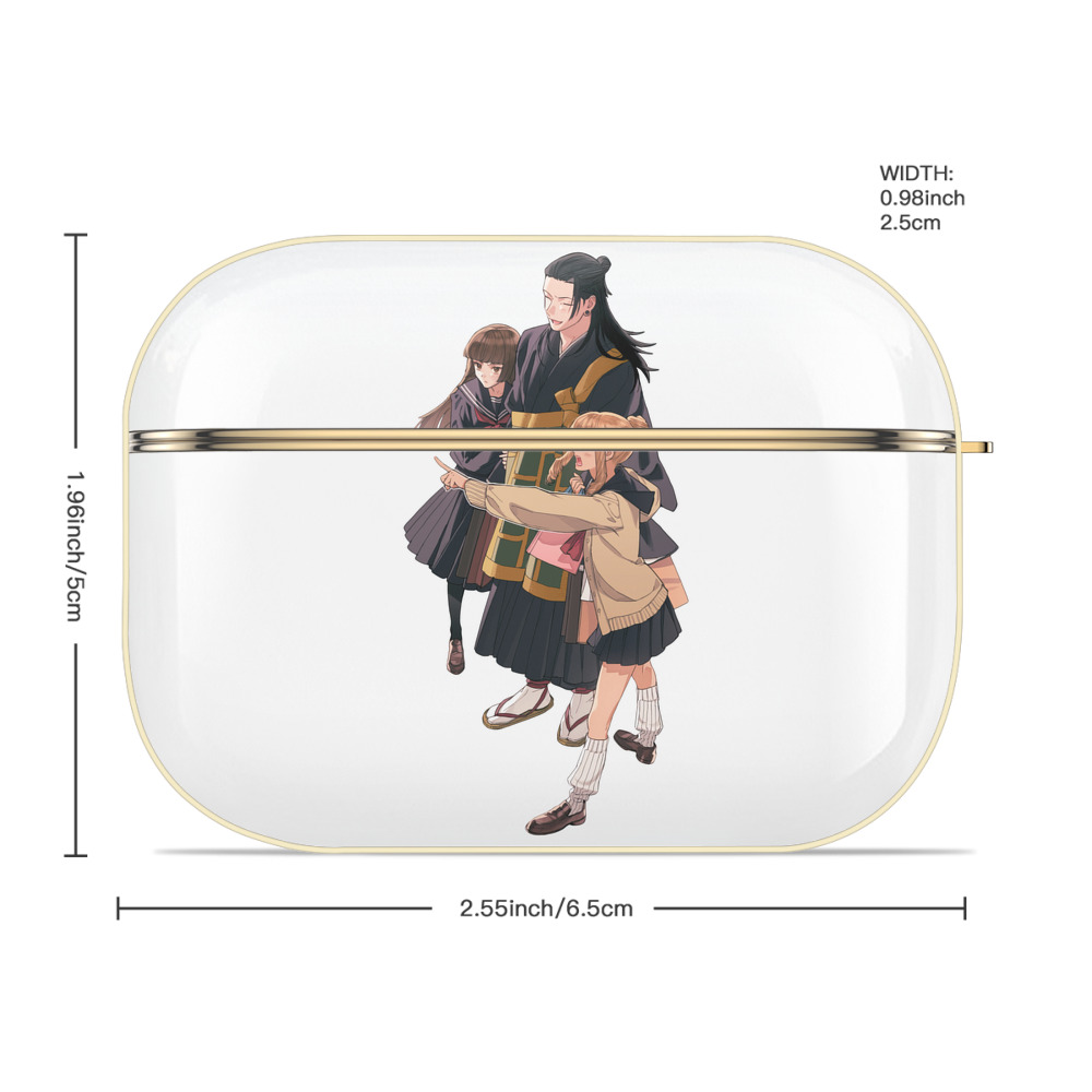 呪術廻戦 Jujutsu Kaisen 【AirPods Pro用】ハードシェル保護ケース｜耐衝撃・防指紋・カラビナ付き商品仕様