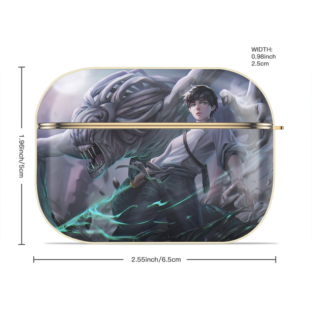 呪術廻戦 Jujutsu Kaisen 【AirPods Pro用】ハードシェル保護ケース｜耐衝撃・防指紋・カラビナ付き商品仕様