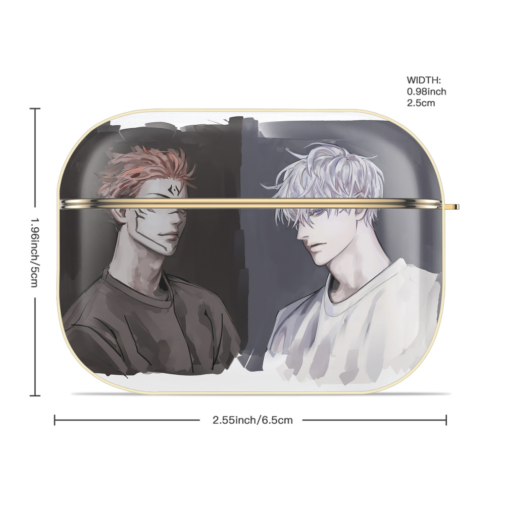 呪術廻戦 Jujutsu Kaisen 【AirPods Pro用】ハードシェル保護ケース｜耐衝撃・防指紋・カラビナ付き商品仕様