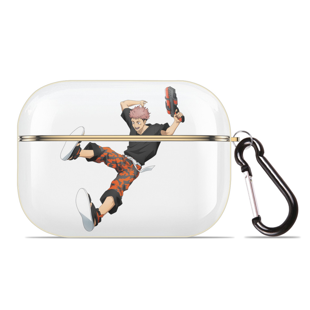 （画像用） 呪術廻戦 Jujutsu Kaisen 【AirPods Pro用】ハードシェル保護ケース｜耐衝撃・防指紋・カラビナ付き商品仕様