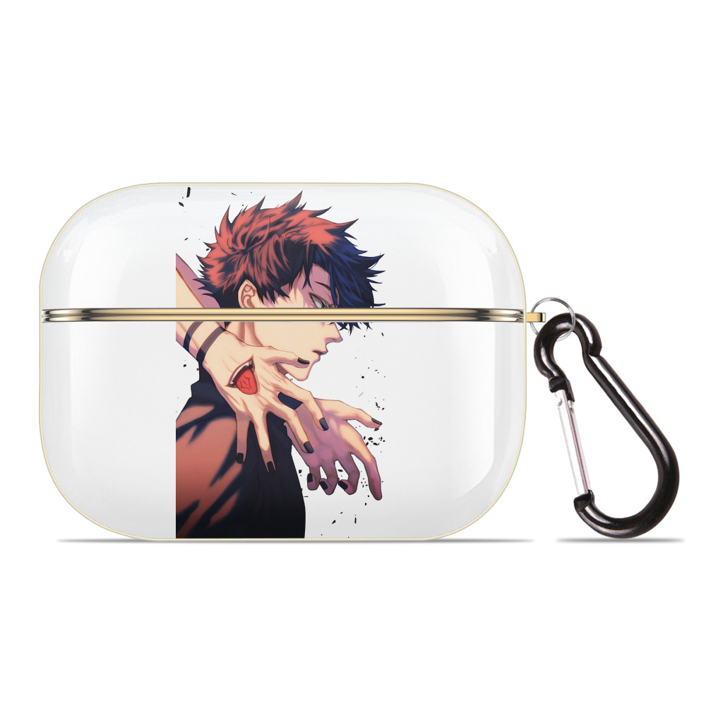 （画像用） 呪術廻戦 Jujutsu Kaisen 【AirPods Pro用】ハードシェル保護ケース｜耐衝撃・防指紋・カラビナ付き商品仕様