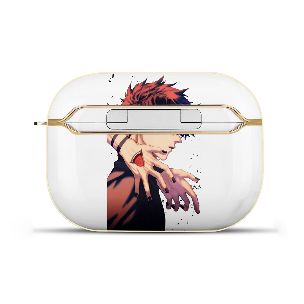（画像用） 呪術廻戦 Jujutsu Kaisen 【AirPods Pro用】ハードシェル保護ケース｜耐衝撃・防指紋・カラビナ付き商品仕様