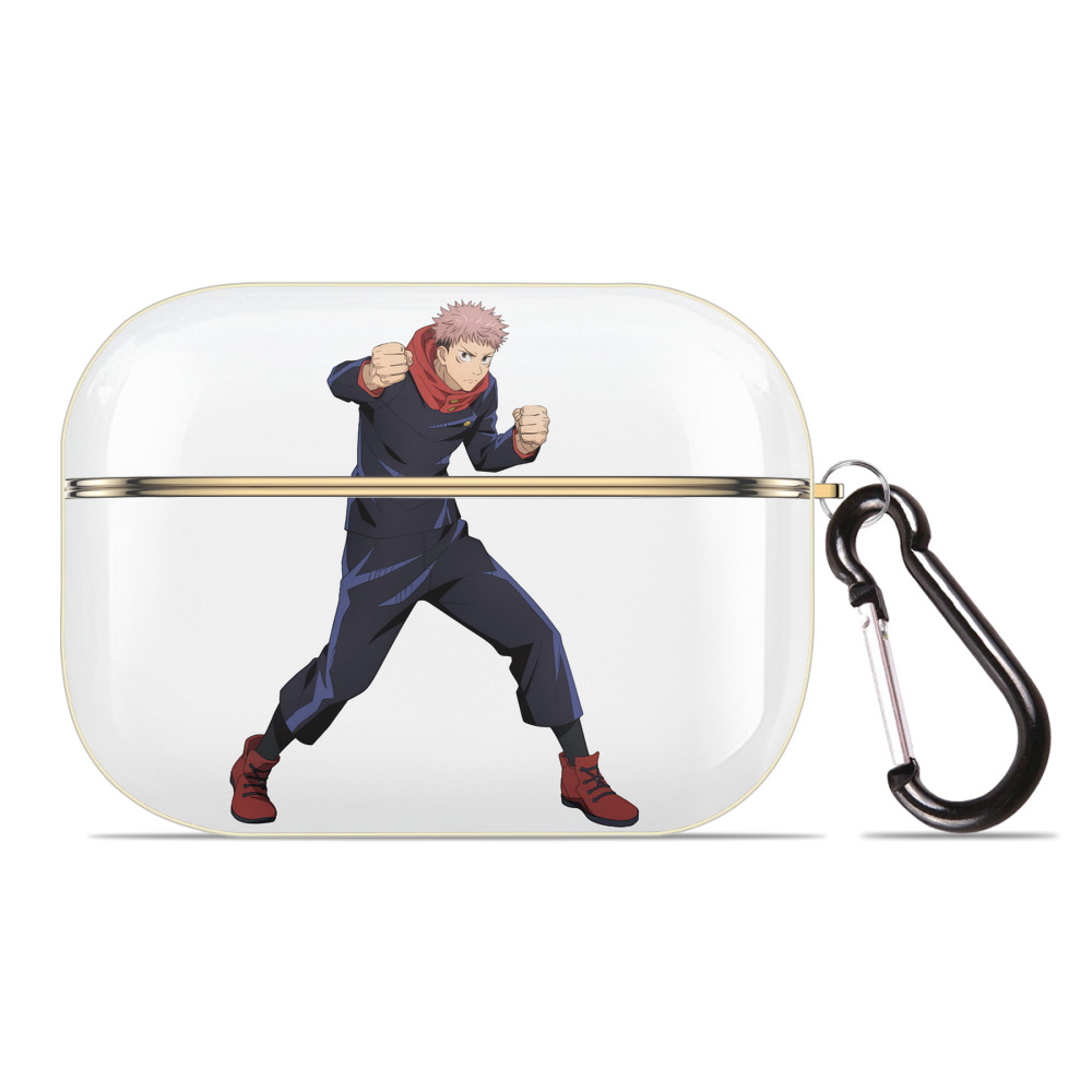 （画像用） 呪術廻戦 Jujutsu Kaisen 【AirPods Pro用】ハードシェル保護ケース｜耐衝撃・防指紋・カラビナ付き商品仕様