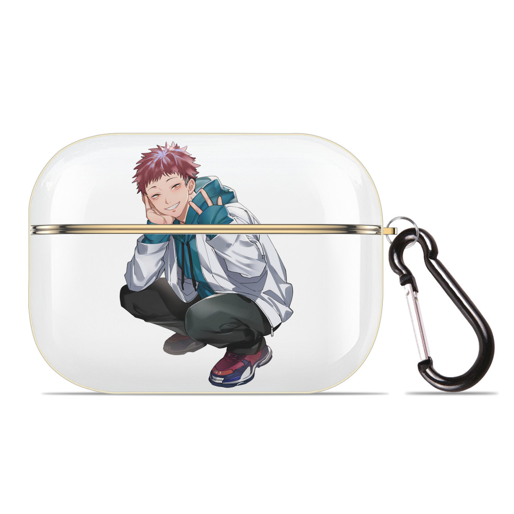（画像用） 呪術廻戦 Jujutsu Kaisen 【AirPods Pro用】ハードシェル保護ケース｜耐衝撃・防指紋・カラビナ付き商品仕様