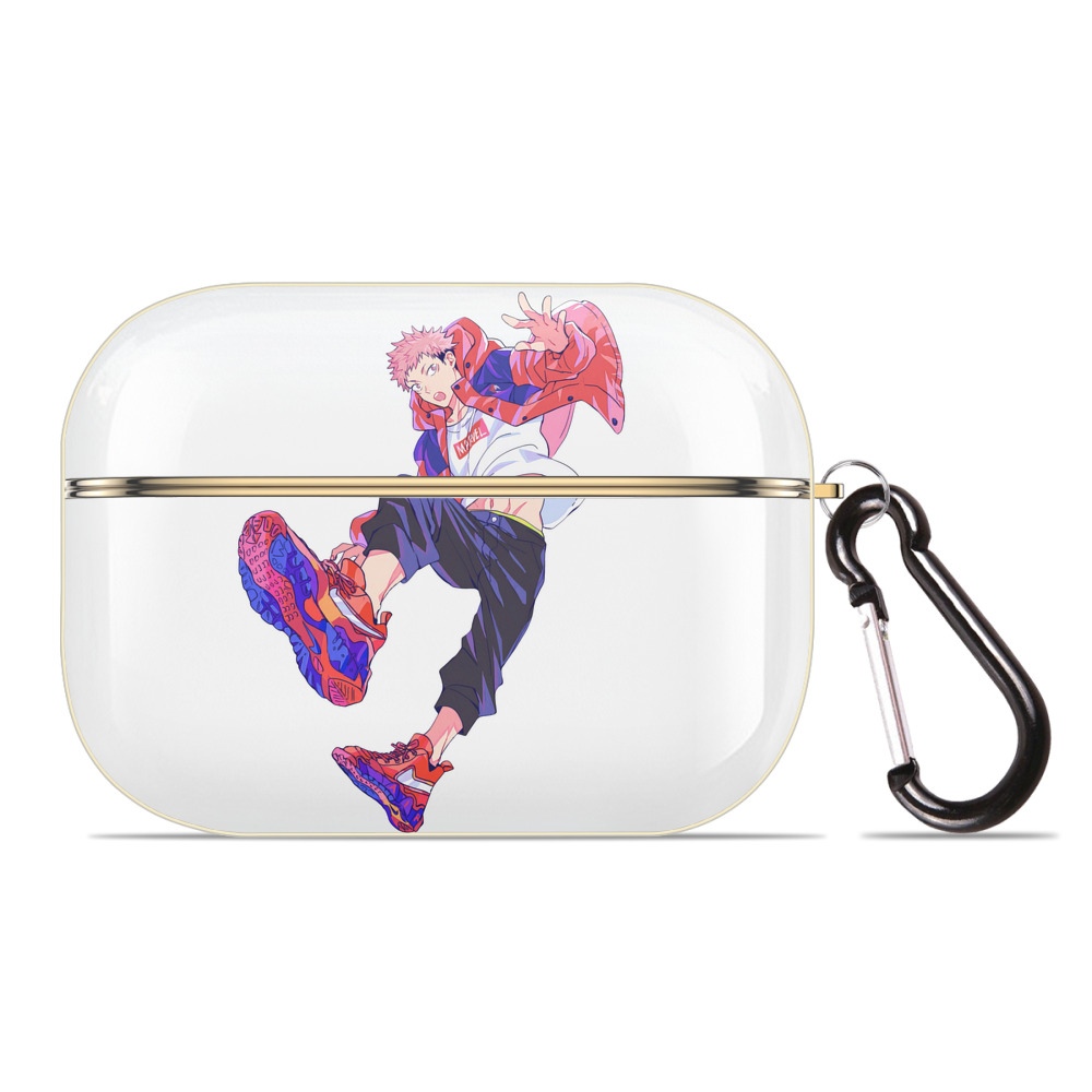 （画像用） 呪術廻戦 Jujutsu Kaisen 【AirPods Pro用】ハードシェル保護ケース｜耐衝撃・防指紋・カラビナ付き商品仕様