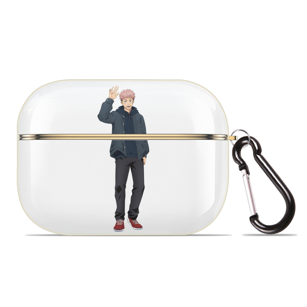（画像用） 呪術廻戦 Jujutsu Kaisen 【AirPods Pro用】ハードシェル保護ケース｜耐衝撃・防指紋・カラビナ付き商品仕様