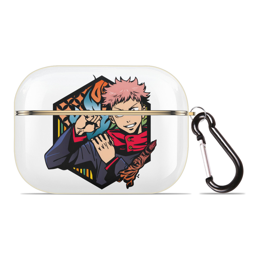 （画像用） 呪術廻戦 Jujutsu Kaisen 【AirPods Pro用】ハードシェル保護ケース｜耐衝撃・防指紋・カラビナ付き商品仕様