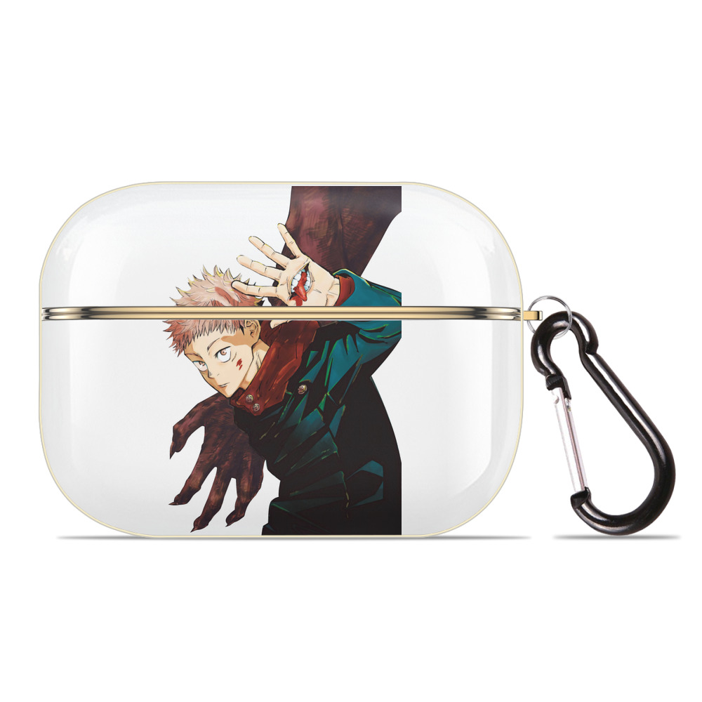（画像用） 呪術廻戦 Jujutsu Kaisen 【AirPods Pro用】ハードシェル保護ケース｜耐衝撃・防指紋・カラビナ付き商品仕様