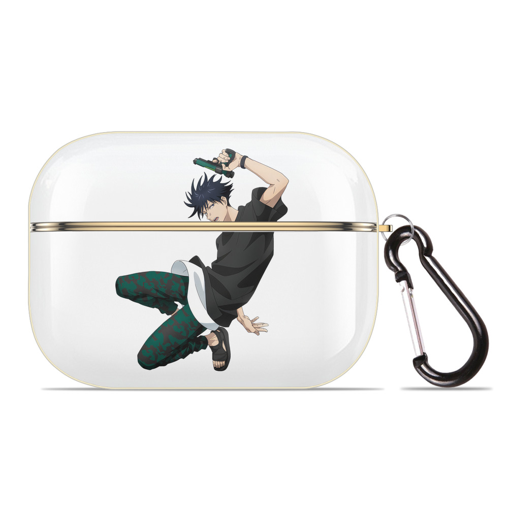 （画像用） 呪術廻戦 Jujutsu Kaisen 【AirPods Pro用】ハードシェル保護ケース｜耐衝撃・防指紋・カラビナ付き商品仕様