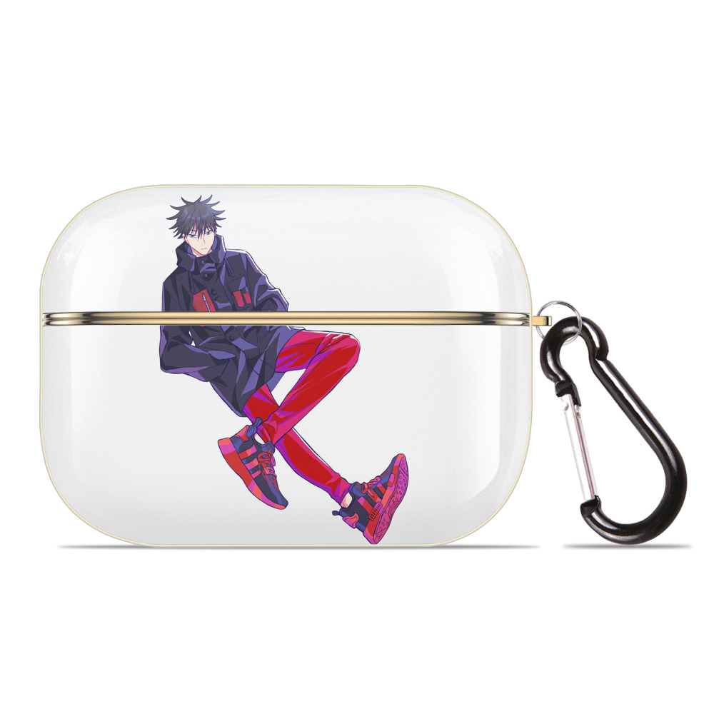 （画像用） 呪術廻戦 Jujutsu Kaisen 【AirPods Pro用】ハードシェル保護ケース｜耐衝撃・防指紋・カラビナ付き商品仕様