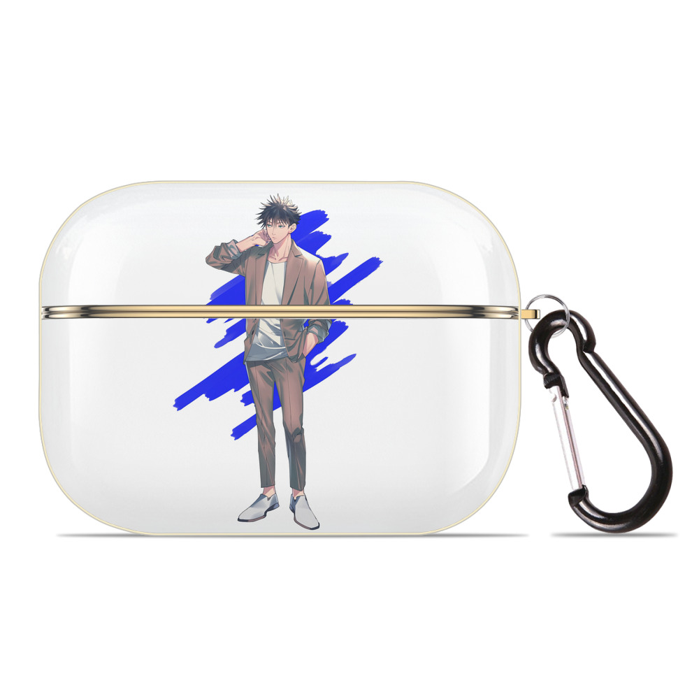 （画像用） 呪術廻戦 Jujutsu Kaisen 【AirPods Pro用】ハードシェル保護ケース｜耐衝撃・防指紋・カラビナ付き商品仕様