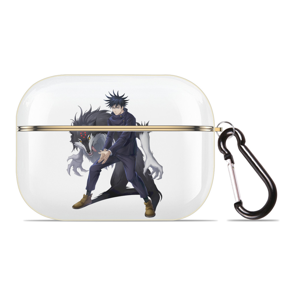 （画像用） 呪術廻戦 Jujutsu Kaisen 【AirPods Pro用】ハードシェル保護ケース｜耐衝撃・防指紋・カラビナ付き商品仕様