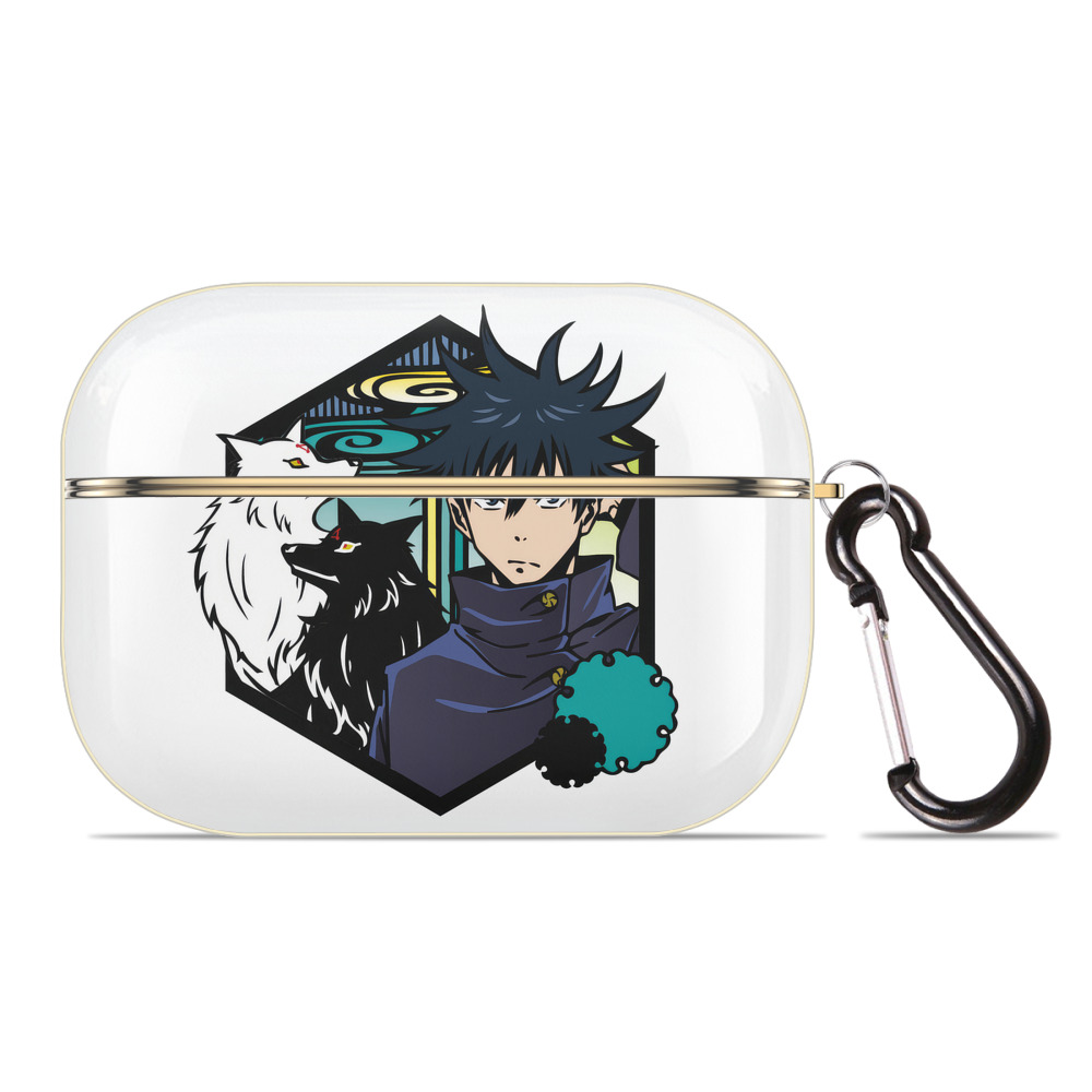 （画像用） 呪術廻戦 Jujutsu Kaisen 【AirPods Pro用】ハードシェル保護ケース｜耐衝撃・防指紋・カラビナ付き商品仕様