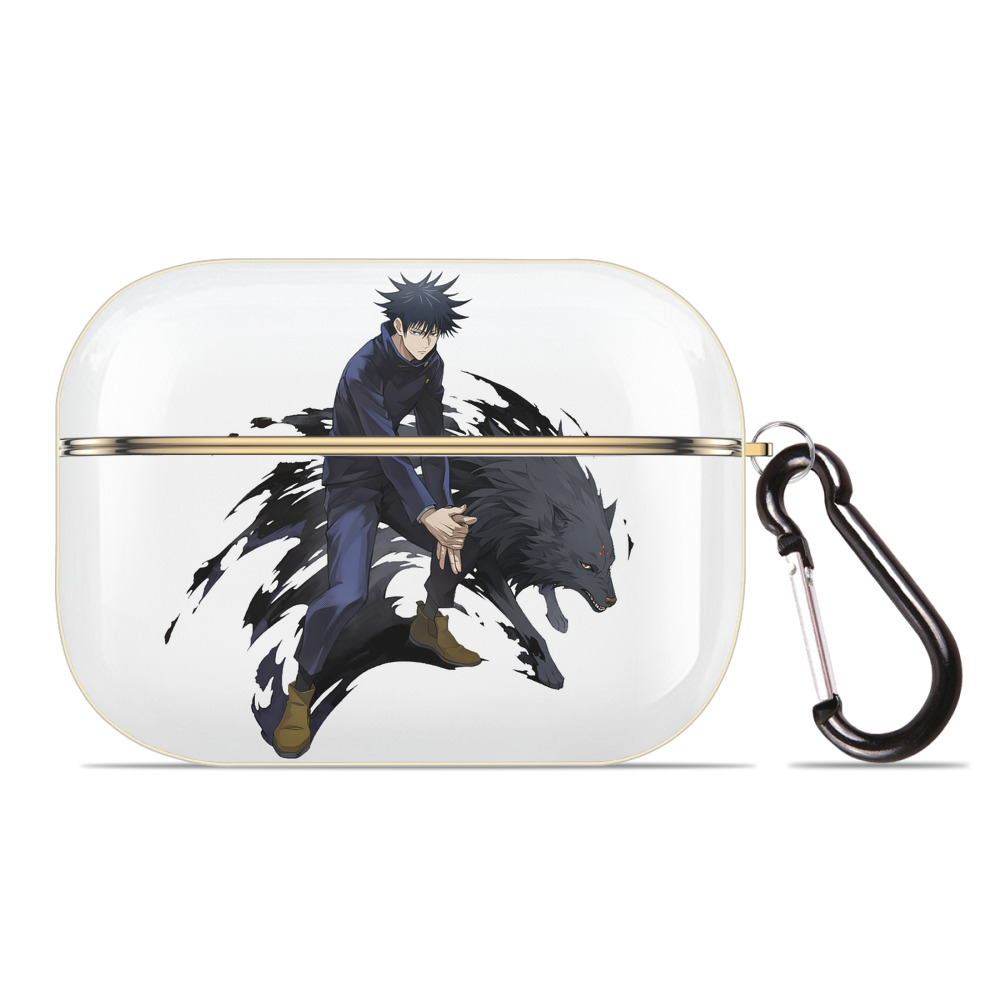 （画像用） 呪術廻戦 Jujutsu Kaisen 【AirPods Pro用】ハードシェル保護ケース｜耐衝撃・防指紋・カラビナ付き商品仕様