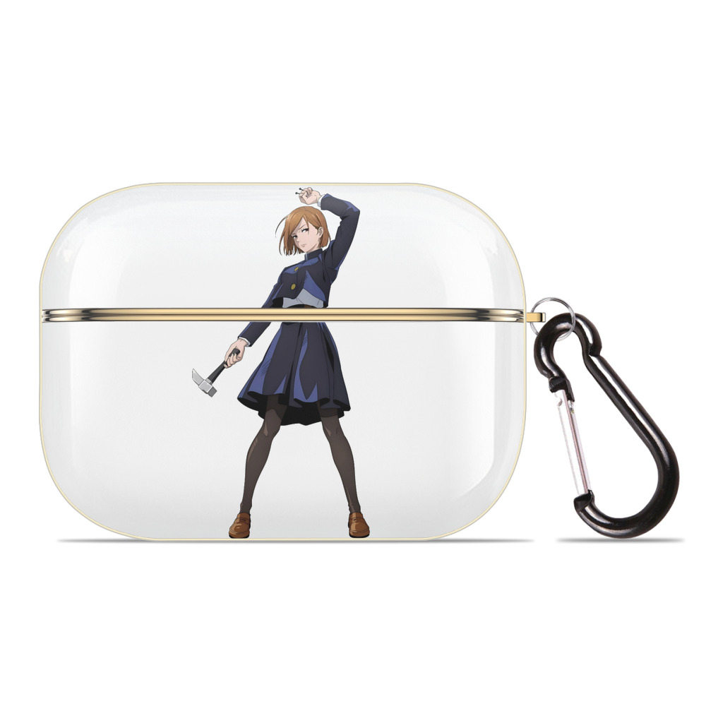 （画像用） 呪術廻戦 Jujutsu Kaisen 【AirPods Pro用】ハードシェル保護ケース｜耐衝撃・防指紋・カラビナ付き商品仕様