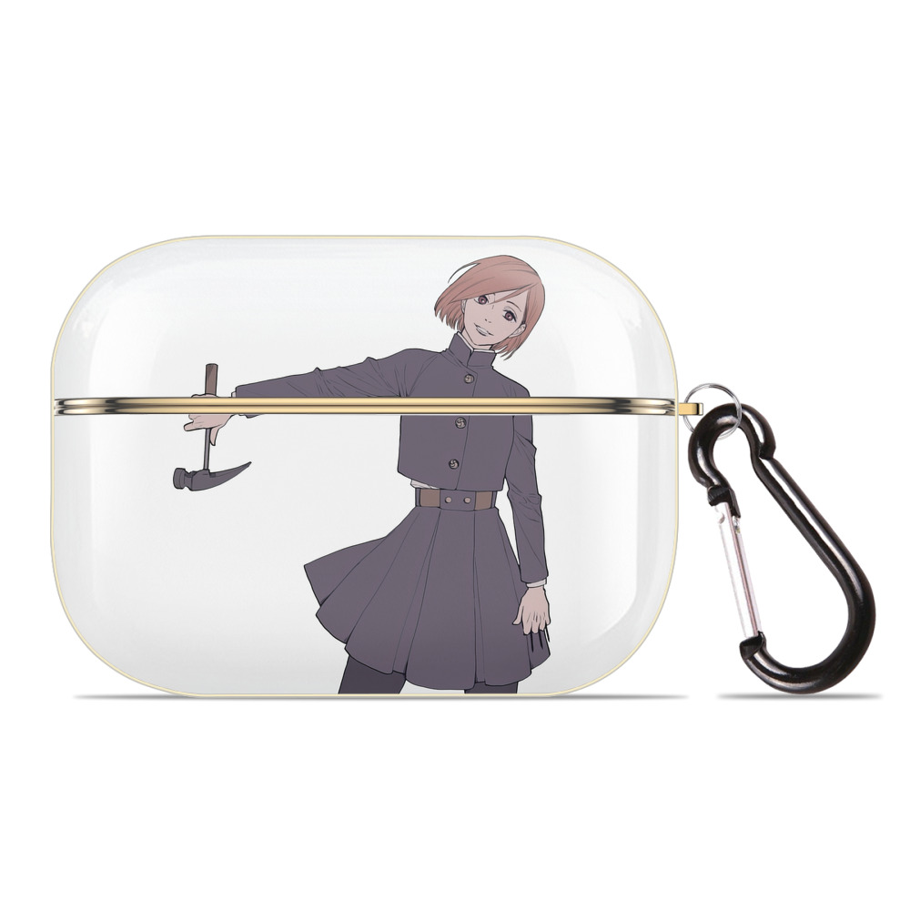 （画像用） 呪術廻戦 Jujutsu Kaisen 【AirPods Pro用】ハードシェル保護ケース｜耐衝撃・防指紋・カラビナ付き商品仕様
