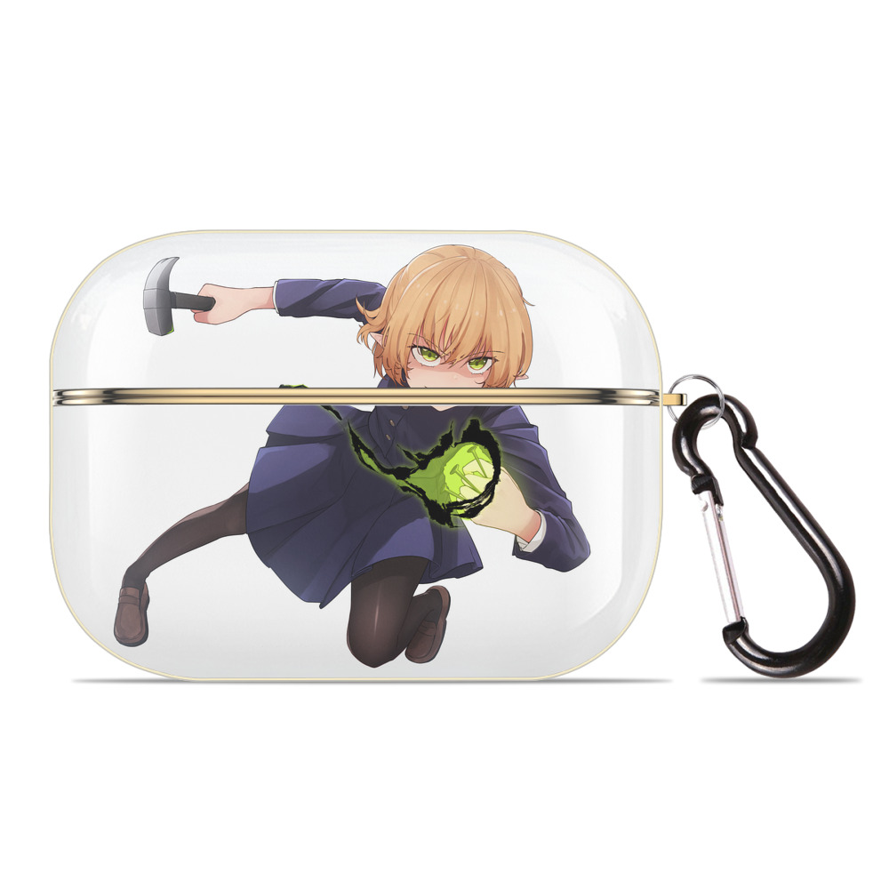 （画像用） 呪術廻戦 Jujutsu Kaisen 【AirPods Pro用】ハードシェル保護ケース｜耐衝撃・防指紋・カラビナ付き商品仕様